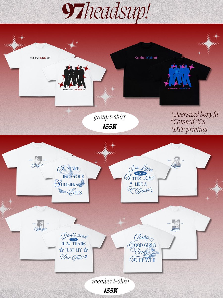 97headsup's tweet photo. 【RT AND LIKE ARE APRICIATED】
 ★ OPEN PRE-ORDER ★
By @97headsup

* Oversized boxy t-shirt 
* Scraft 70x70 cm
* Keychain 7x3 cm
* Diecut sticker 8 cm

🗓PO Date 3 OCTOBER - 11 OCTOBER
📍Shipped from Jaktim 
🖇 Details and order form: https://t.co/lBS19tlZCG https://t.co/uniSe1wufb