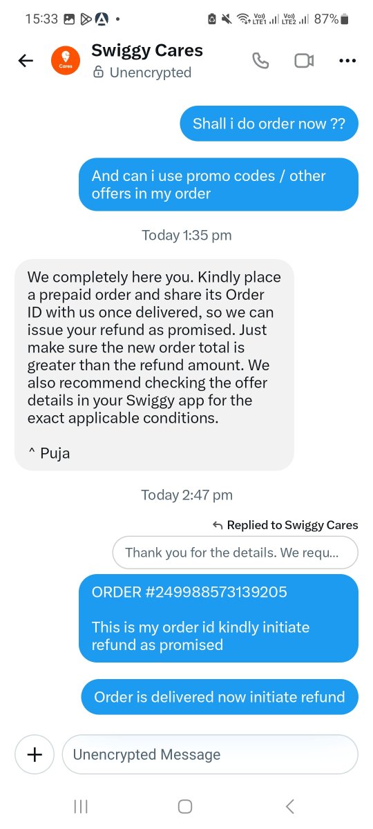 i_amkaif's tweet photo. @Swiggy @SwiggyCares now fulfil your promise my order is delivered  
ORDER #249988573139205 https://t.co/BVaYXOKaJO