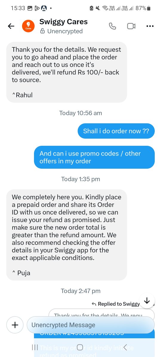 i_amkaif's tweet photo. @Swiggy @SwiggyCares now fulfil your promise my order is delivered  
ORDER #249988573139205 https://t.co/BVaYXOKaJO