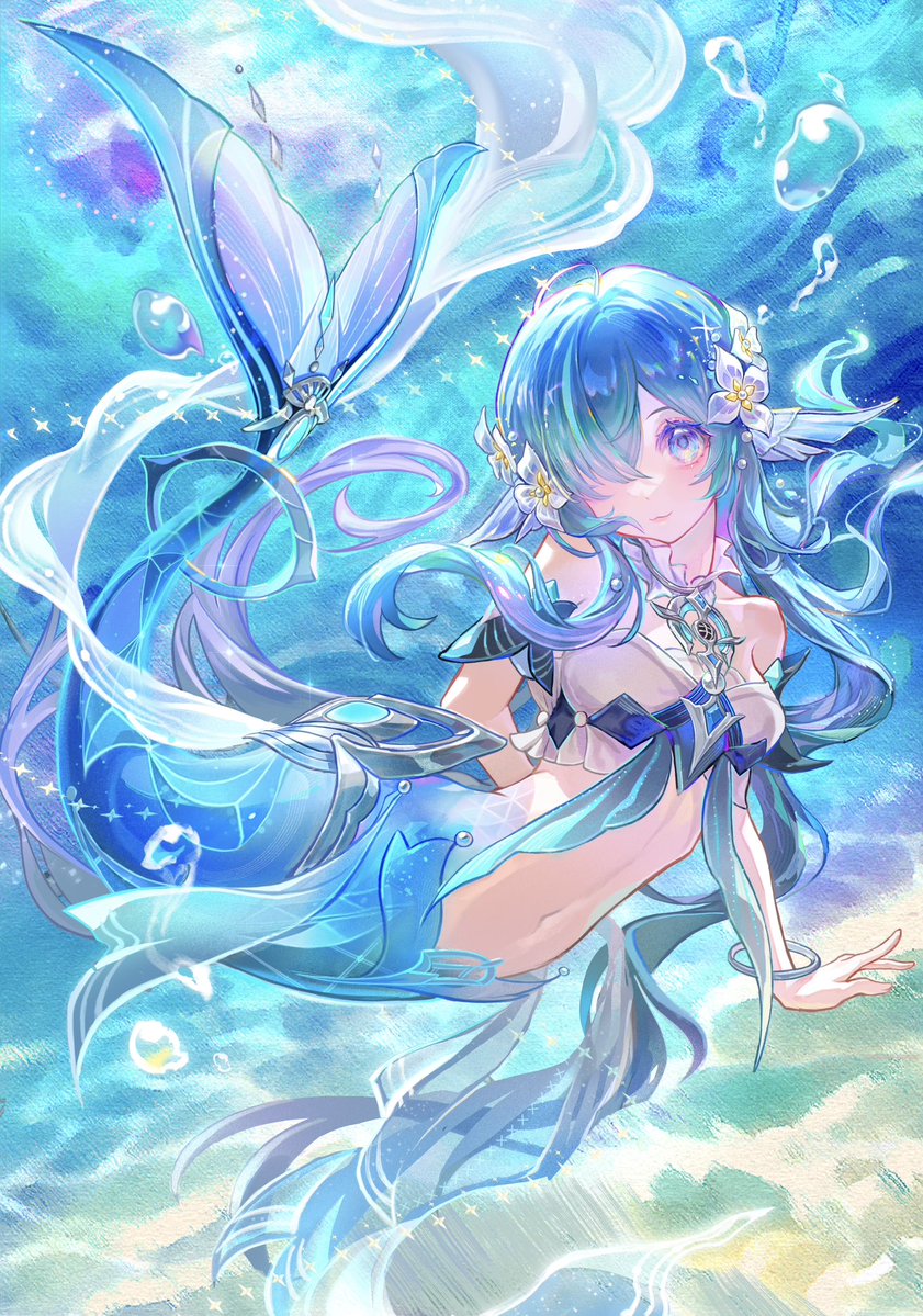 Suivpoc's tweet photo. 画了沃雅妮莎哦
#Genshinlmpact #Vodyanitsa
#StoriesofFrostSnow #GenshinSnezhnaya https://t.co/4wuxw9yIne