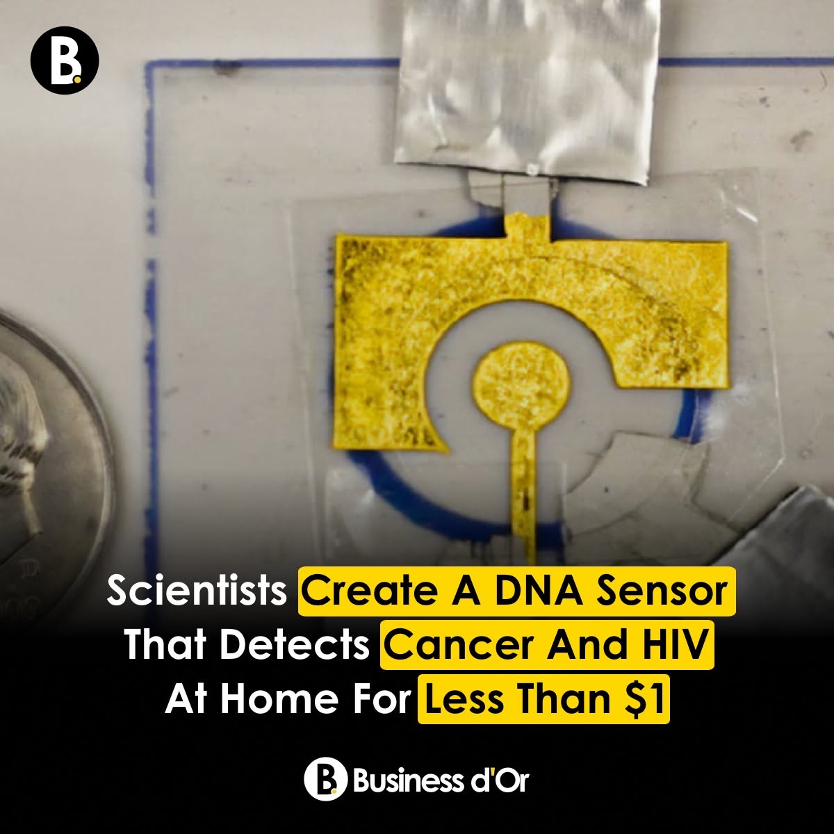 BusinessdOr's tweet photo. MIT researchers have created a disposable DNA sensor that can detect diseases like cancer and HIV from samples such as urine, saliva, or nasal swabs—right at home and for just 50 cents.
#MIT #DNASensor #CRISPR #CancerDetection #HIVTest #Science #businessdor https://t.co/bm7dwg7RSV
