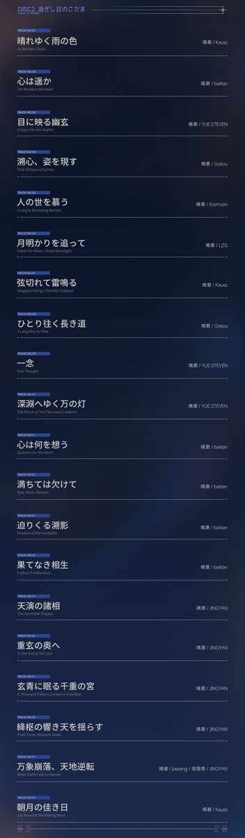 WW_JP_Official's tweet photo. 『鳴潮』夢州・玄方編OST VOL.3——「朝月に耳を澄ませて」がSpotifyおよびApple Musicにて配信開始されました。

漂泊者の皆様、ぜひお聴きください。

Spotify▼
https://t.co/DdBUd98YQC
Apple Music▼
https://t.co/QkVWG6Zx7B

#鳴潮 https://t.co/GYDIvmvGDg