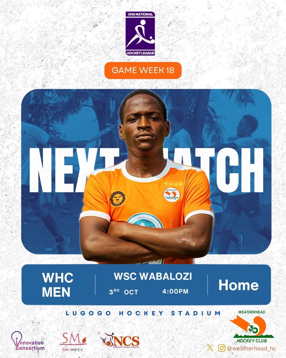 weatherhead_hc's tweet photo. GAME WEEK 18. ๐๐ฅ
Four teams. Four games. One badge.
The weekend is loaded as the Diamonds, Men, Gazelles and Titans all take to the pitch.
Weatherhead is back. Letโs get to it. ๐งก๐
#WeAreWeatherhead
#RoadTo30 https://t.co/lvQsEupL2J