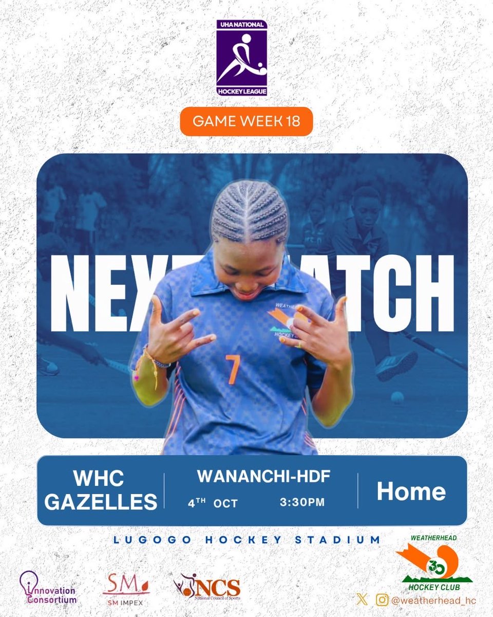 weatherhead_hc's tweet photo. GAME WEEK 18. ๐๐ฅ
Four teams. Four games. One badge.
The weekend is loaded as the Diamonds, Men, Gazelles and Titans all take to the pitch.
Weatherhead is back. Letโs get to it. ๐งก๐
#WeAreWeatherhead
#RoadTo30 https://t.co/lvQsEupL2J