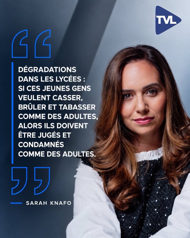 Violette126649's tweet photo. EntiĂšrement dâaccord avec vous chĂšre @knafo_sarah !
Il faut supprimer cette excuse de minoritĂ©, devenue obsolĂšte aujourdâhui⊠Les jeunes de 2026 ne sont plus les jeunes de 1970. https://t.co/uw4Uzan3mQ
