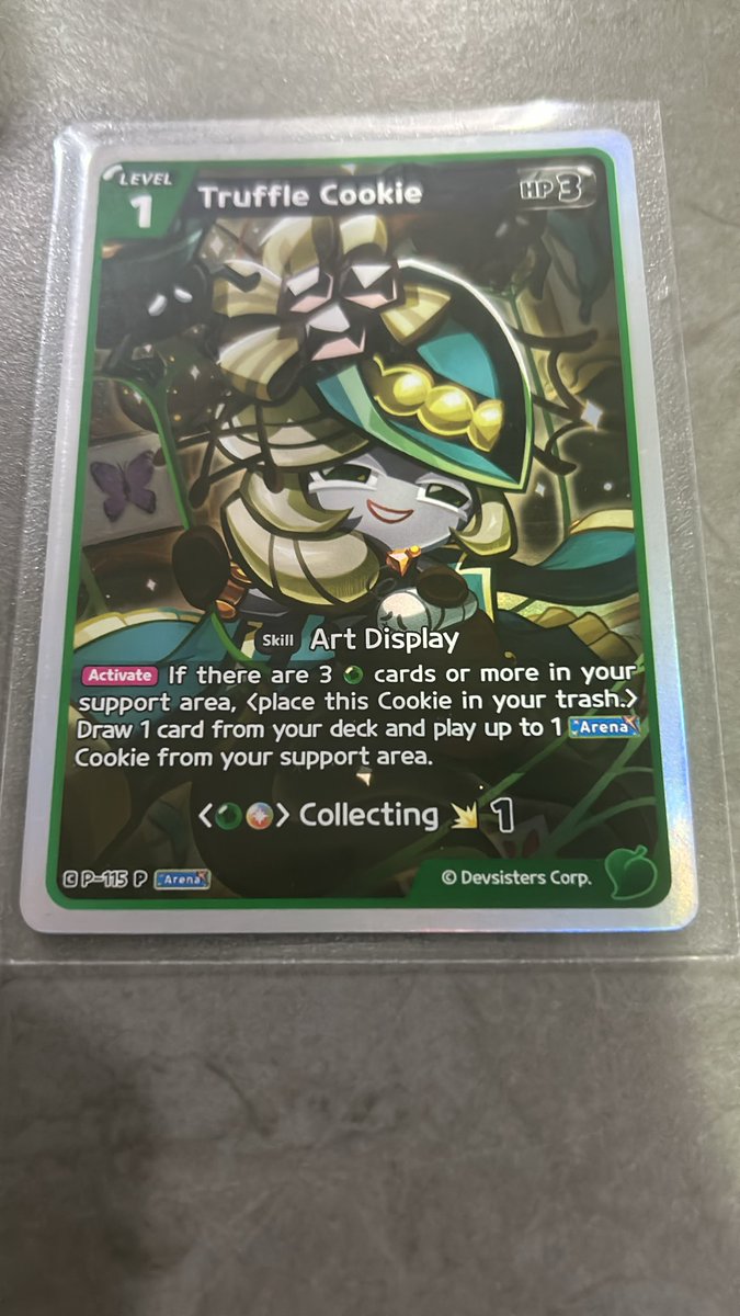 Darkvimin's tweet photo. Played GArena with no practice

Brave League Finals
R1: Bye
R2: 🟣 Arena ⭕️
R3: 🟡 Tree 🤝🏻⭕️
R4: 🔵 jagae(?) ⭕️
R5: 🔴 Cake ⭕️

Deck is insanely broken. Won every game by a mile and I didn’t draw stage in 3/4 games. Unfortunately, bubbled out at 4-1. BS12 just not good enough. https://t.co/lWTltR6Ux8