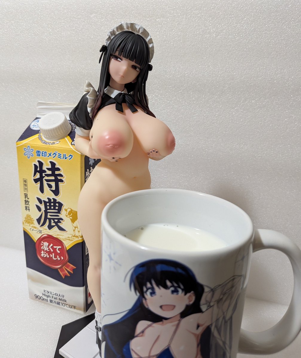 ssL5sFWAOPZDfqm's tweet photo. 肉感少女 不機嫌メイドのご奉仕 神城紬 1/6
材質に配慮ながら慎重に組み上げ。
完成〜🎉
さて搾りたてを飲みますか🐄🥛
#Insight #肉感美少女 #フィギュア https://t.co/eTo1bBZAk0