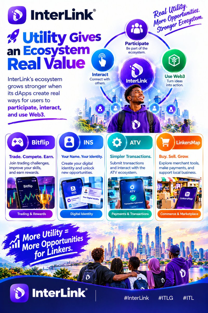 ShamsuYunusa5's tweet photo. 🚀 Utility Gives an Ecosystem Real Value

InterLink’s ecosystem grows stronger when its dApps create real ways for users to participate, interact, and use Web3.

⚙️ More utility = more opportunities for Linkers.

#InterLink #ITLG #ITL https://t.co/XRQBOrYJnS