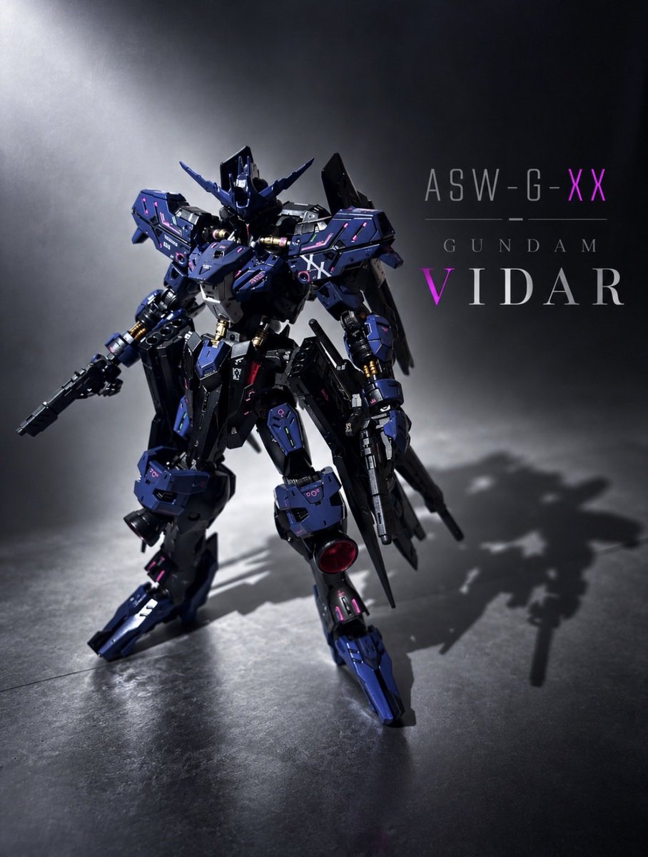 bisbisket's tweet photo. MG ガンダムヴィダール完成！
ガンプラ初心者13体目🔰

こだわりのディープキャンディとメタリックフレームの質感、重厚感を自分なりにアレンジして頑張りました😭

深い紫色がかなり理想通りに仕上がったので見ていただけると嬉しいです！
ヴィダールかっこいいですよね…

#ガンプラ 
#Gunpla 
#ガンプラ初心者 
#鉄血のオルフェンズ
#ガンダムヴィダール