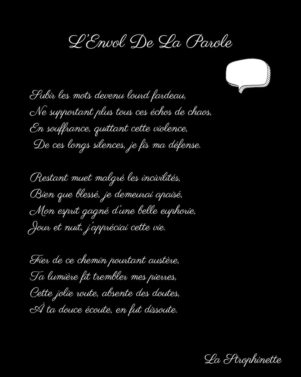 lastrophinette's tweet photo. #poésie #écriture #poème #texte #poésiefrançaise #poésiedujour #femme #woman #france #québec #belgique #suisse #inspiration #poésiex #amour #sentiments #romantique #coeur #envol #parole #chant #émerveillement #écoute #mots #unique #plumecréative #âmepoétique #lastrophinette https://t.co/6LWGWoGWXD