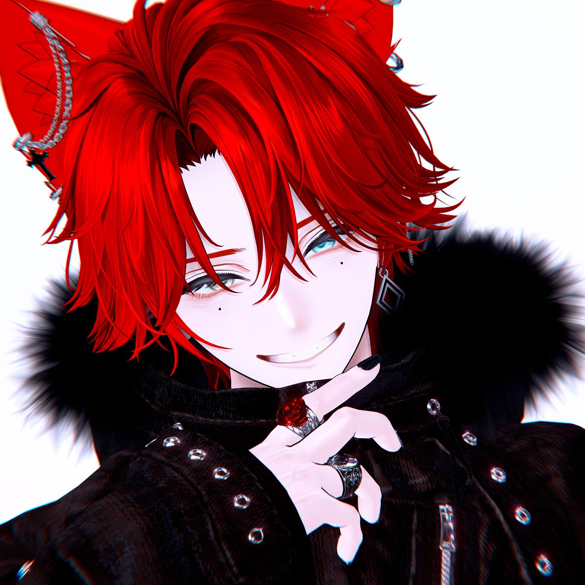 v3_mx2's tweet photo. 赤髪ビジュ変更

#komano3d https://t.co/LNewGUwtlt