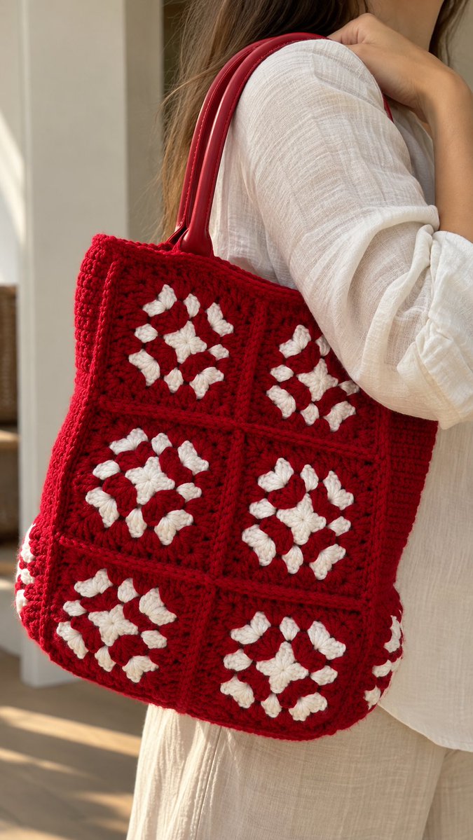 ruksenrenk's tweet photo. https://t.co/BqZzgEUFvo #crochetbag #handmadebag #crochethandbag #grannySquareBag #crochetgrannysquare #handmadefashion #crochetlover #crochetaddict #crochetdesign #slowfashion #sustainablefashion #artisanmade #handmadewithlove #uniquebag #statementbag #redbag #crochetaccessories https://t.co/dUjUv2CjcC