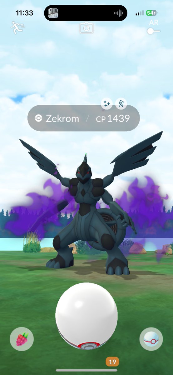 banankringlan's tweet photo. Shiny Shadow Zekrom in #PokemonGO 😇🥳 https://t.co/e0OGZGdd5E