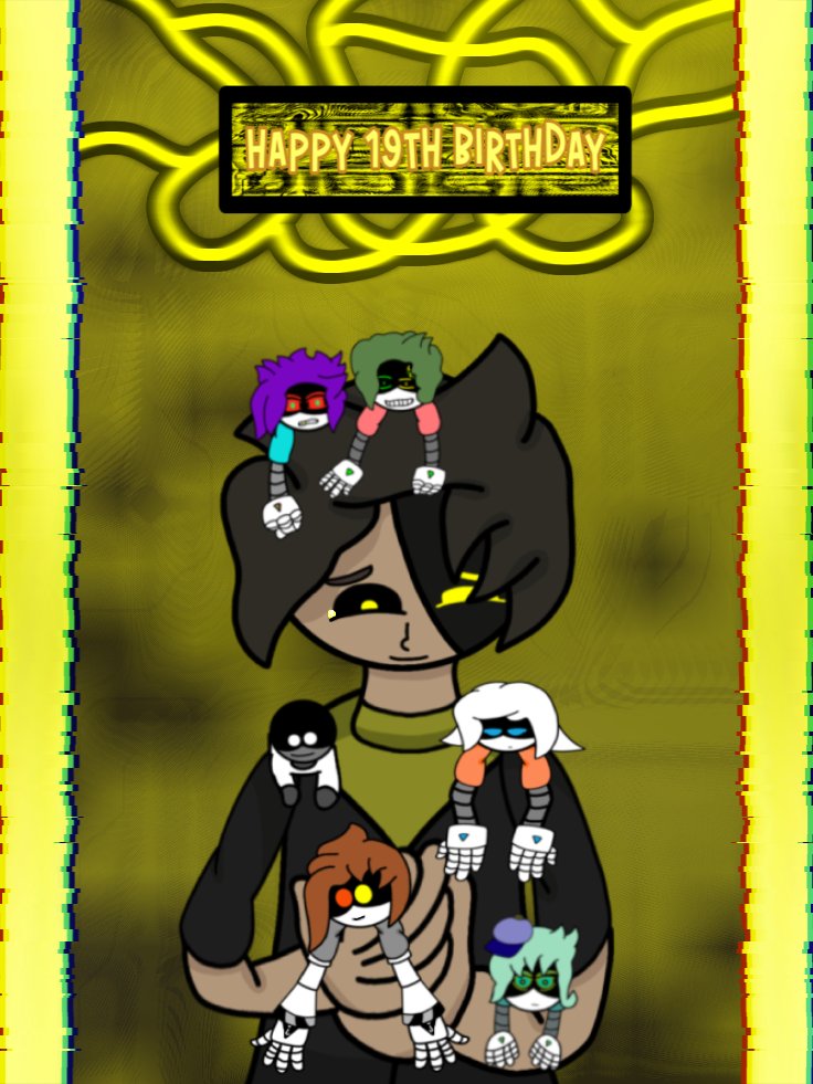 LonePainter16's tweet photo. My Birthday art 1/5 #lonelyPaintersarts #fanart #art #digitalart #artwork #murderdrones #murderdronesocs #murderdronesart #murderdronesfanart #md #mdfandom #mdtwt #happybirthday https://t.co/AaLLeHUrOt