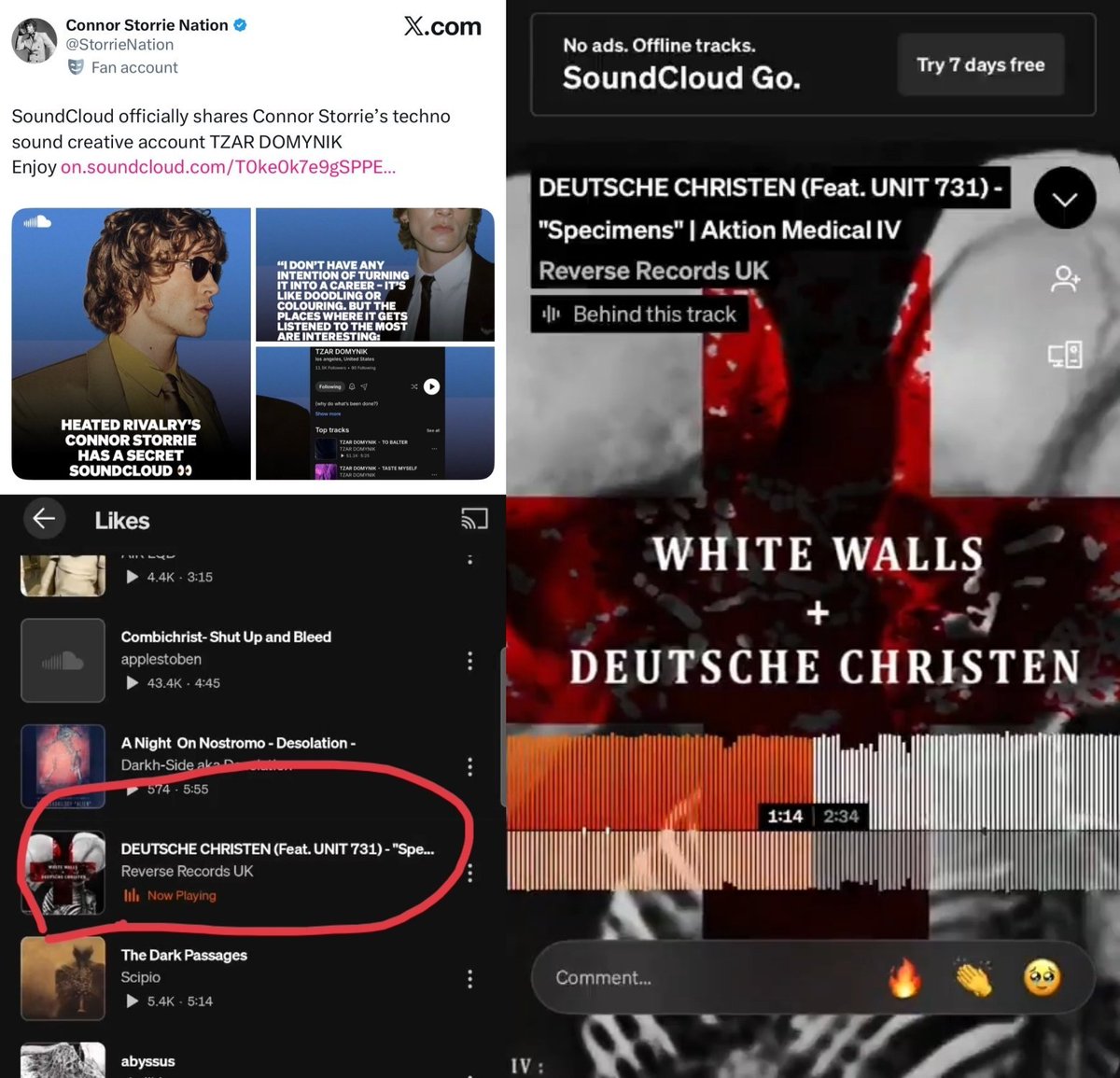 Hawwyii37's tweet photo. A white guy's fans will really look you in the eye and tell you that's no problem— "it's just a few problematic songs." How many songs even feature Hitler speeches?? You think a white guy who calls himself Tzar and vibes to a "Holocaust" playlist just accidentally liked that? https://t.co/VOLEGS6XaO