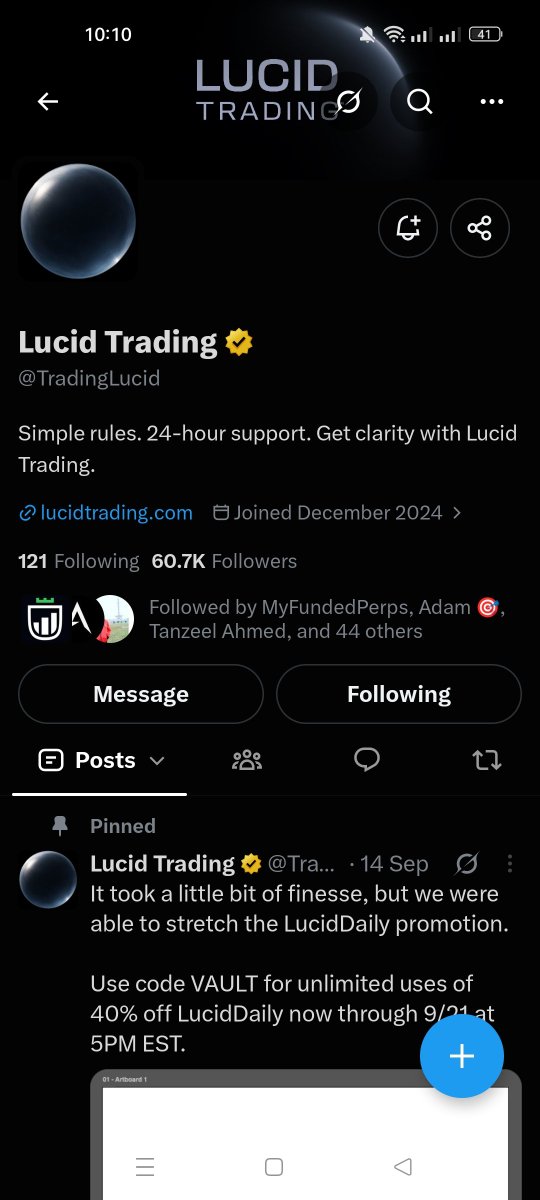 Tiger4444441's tweet photo. @aw_trades_ @TradingLucid Code aw https://t.co/NMov9g4Sez