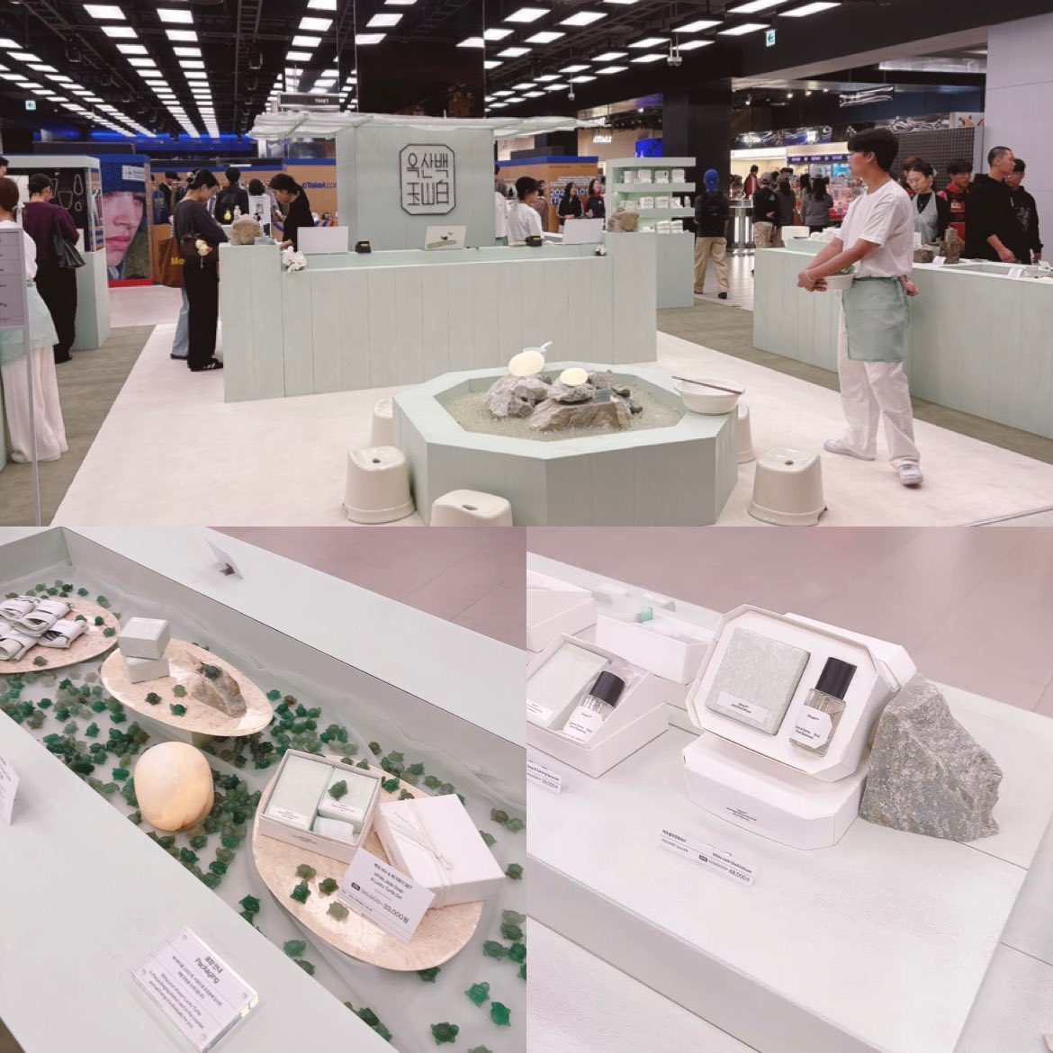 パワーストーンアクセに目がない私🥀
韓国現地で話題❤️‍🔥白玉石ブランドのPOPUPに行ってきた！pr

韓国で白玉石で作られたアクセサリーが再燃トレンド❤️‍🔥
石鹸や垢すりまであってホントにびっくり❣️
韓国の江原道にある40年以上の歴史を持つ職人さんたちとコラボして作っているから、品質もすごく良いみたい

韓国で注目の白玉石のアクセサリーやパフュームソープのブランド“OKSAN100”
POPUPイベントの香水石鹸スコップもできて天国だった🥹👼🥀

今日10/3〜10/7 📍ザ現代ソウル B2F