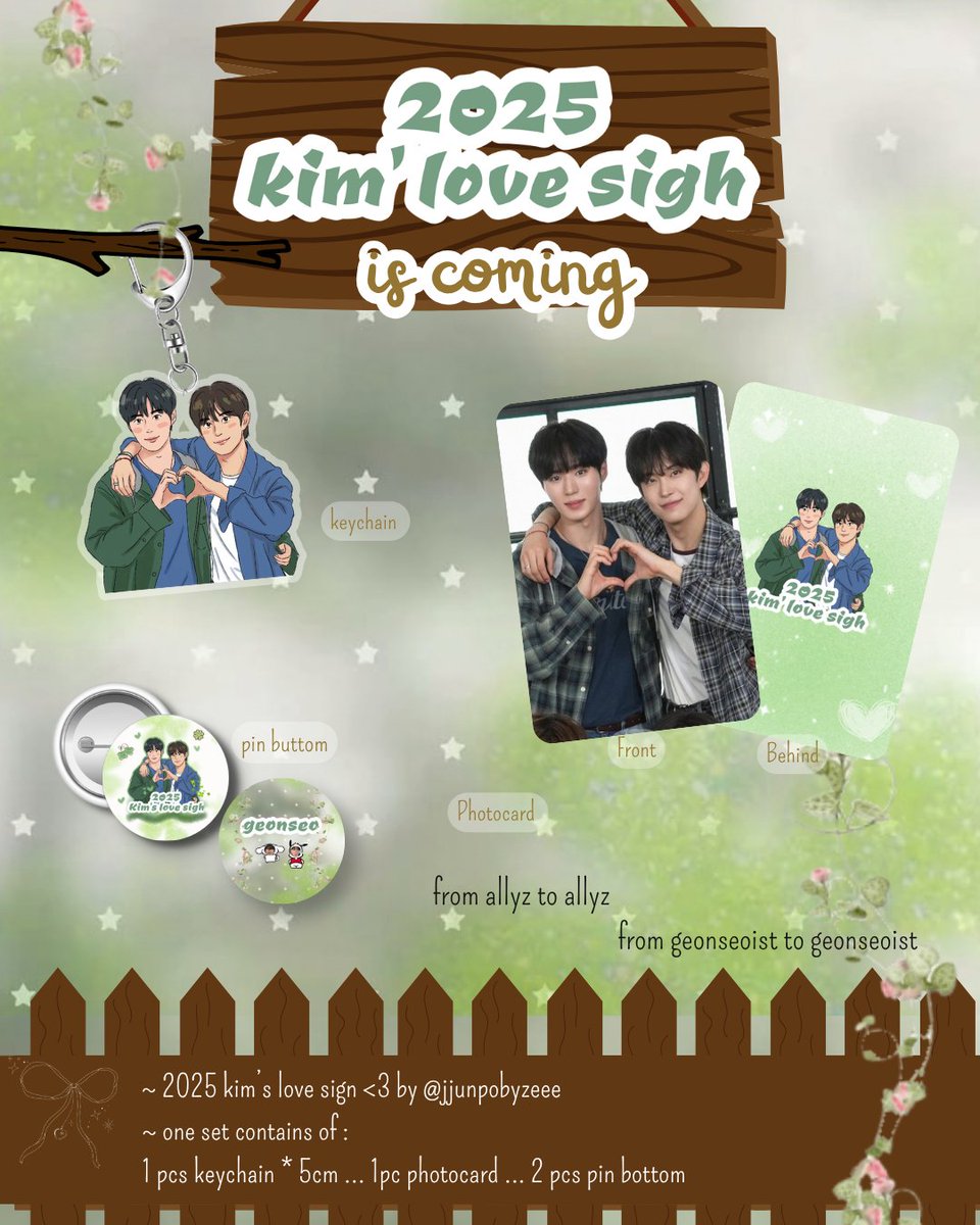 jjunpobyzeee's tweet photo. 2025 Kim's love sigh pt.1 
by @jjunpobyzeee 

Sesajen biar my parents ini cepet comeback and menghempaskan semua romor cerai itu 🫵🫵🔥

Limited slot ❗❗
Price : 9.876 by 🍊
Open : 4/10/26 || 21.00 wib

Only for geonseoist/ geonseo mania 💚
Like &amp; rt 
How to claim 👇👇 https://t.co/DNCeujlV9x