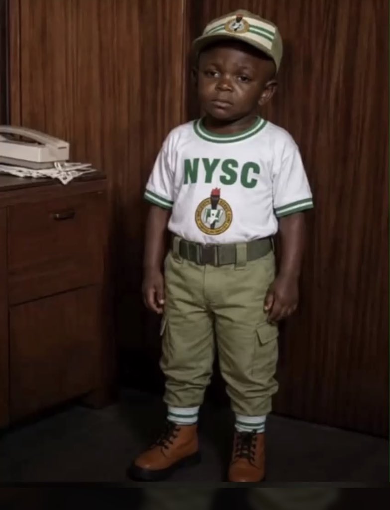 thebigdammy's tweet photo. After everything Nigeria has done to me, I still showed up for NYSC.🙂‍↔️🙃 https://t.co/dnb3fhGlvp