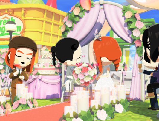 KamiKami278's tweet photo. THEY GOT MARRIED (and Korguz officiated lol) https://t.co/VZKJXSZxvg