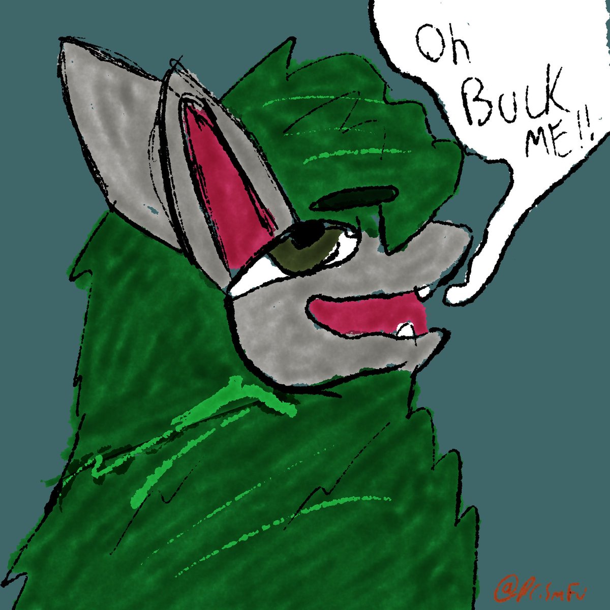 PrismFur's tweet photo. Buck Me! 😝 https://t.co/p1eqzhEGrC