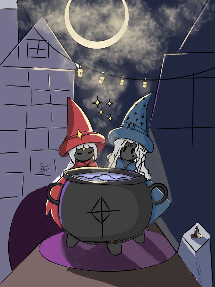 skysasart's tweet photo. day 3, cauldron #skytober2026 https://t.co/jiuVEhUfPa