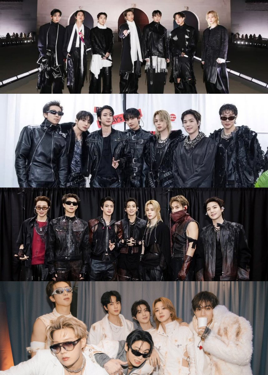 urmisope's tweet photo. One thing about ARIRANG era BTS is that they have partnered with absolutely crazy designers &amp; the outcomes are top notch

Totally screaming "We are back" with every new outfit https://t.co/pufycBG2cV