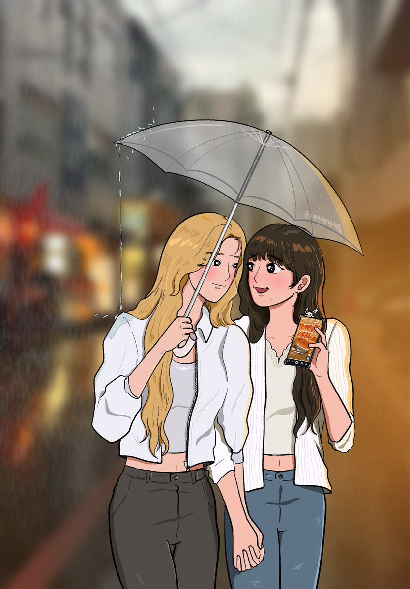 ropangnyutella's tweet photo. a little closer under a small umbrella
even if the end of my shoulder is wet, i’m good 🧁🎀 https://t.co/GonVZn7aNY