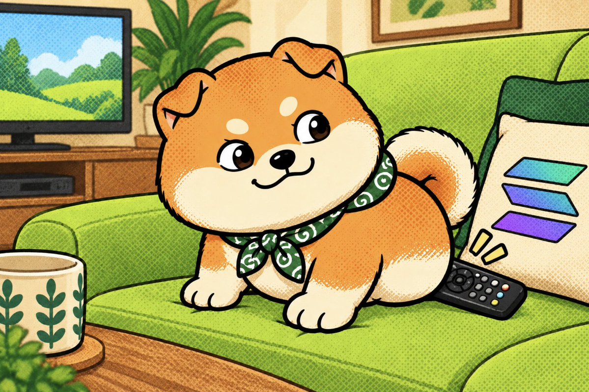 ItsMamesuke's tweet photo. 3 days until Mamesuke returns to TV.

He has been given the remote.

Nobody knows where it is now. 📺🐾

$MAMESUKE on Solana. 💚 https://t.co/8VWIyCGd9Z