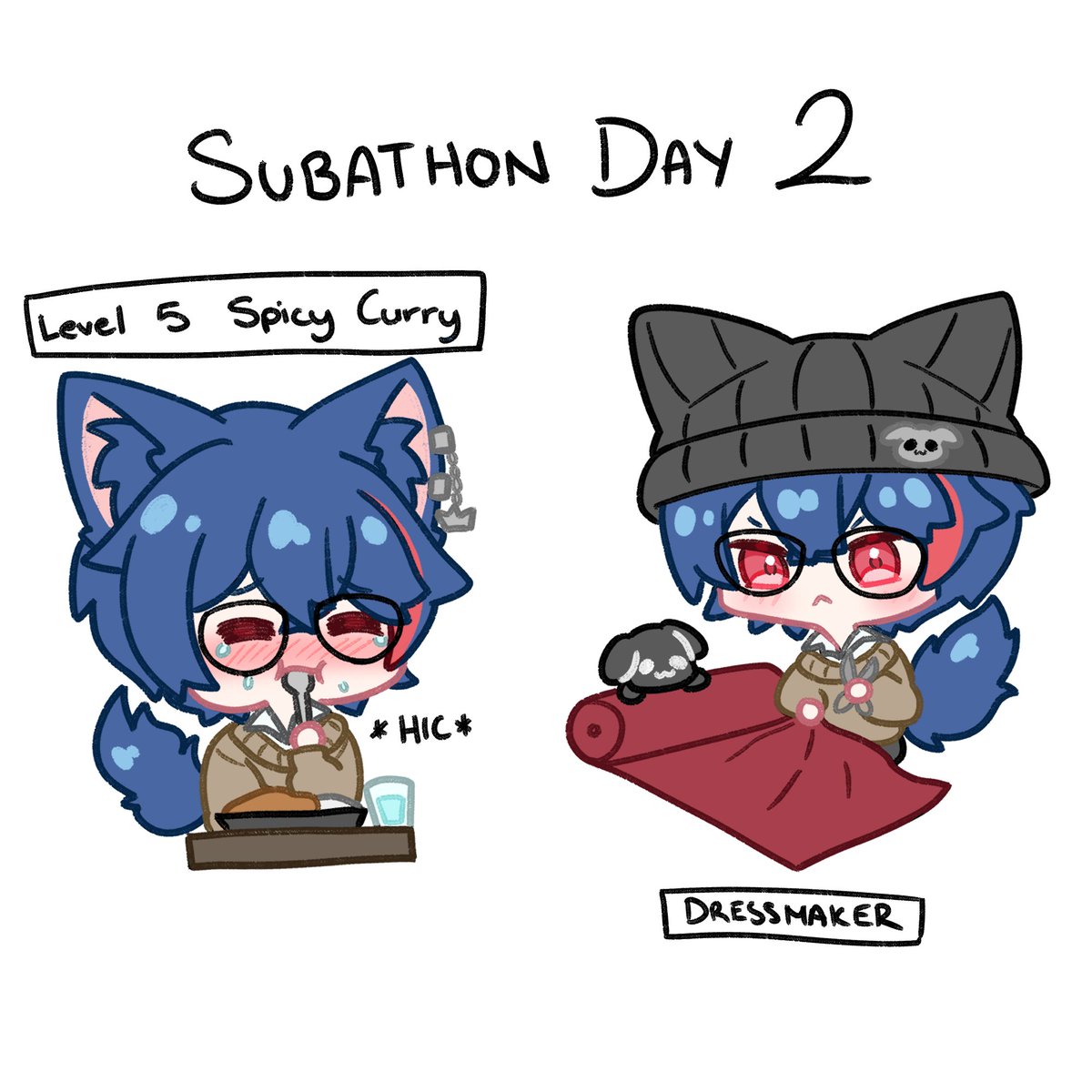 kidzeroith's tweet photo. Subathon day tuah
only a couple doodles 
#MerryArt #Merry6thAnniversary https://t.co/k8uEVNyhAZ