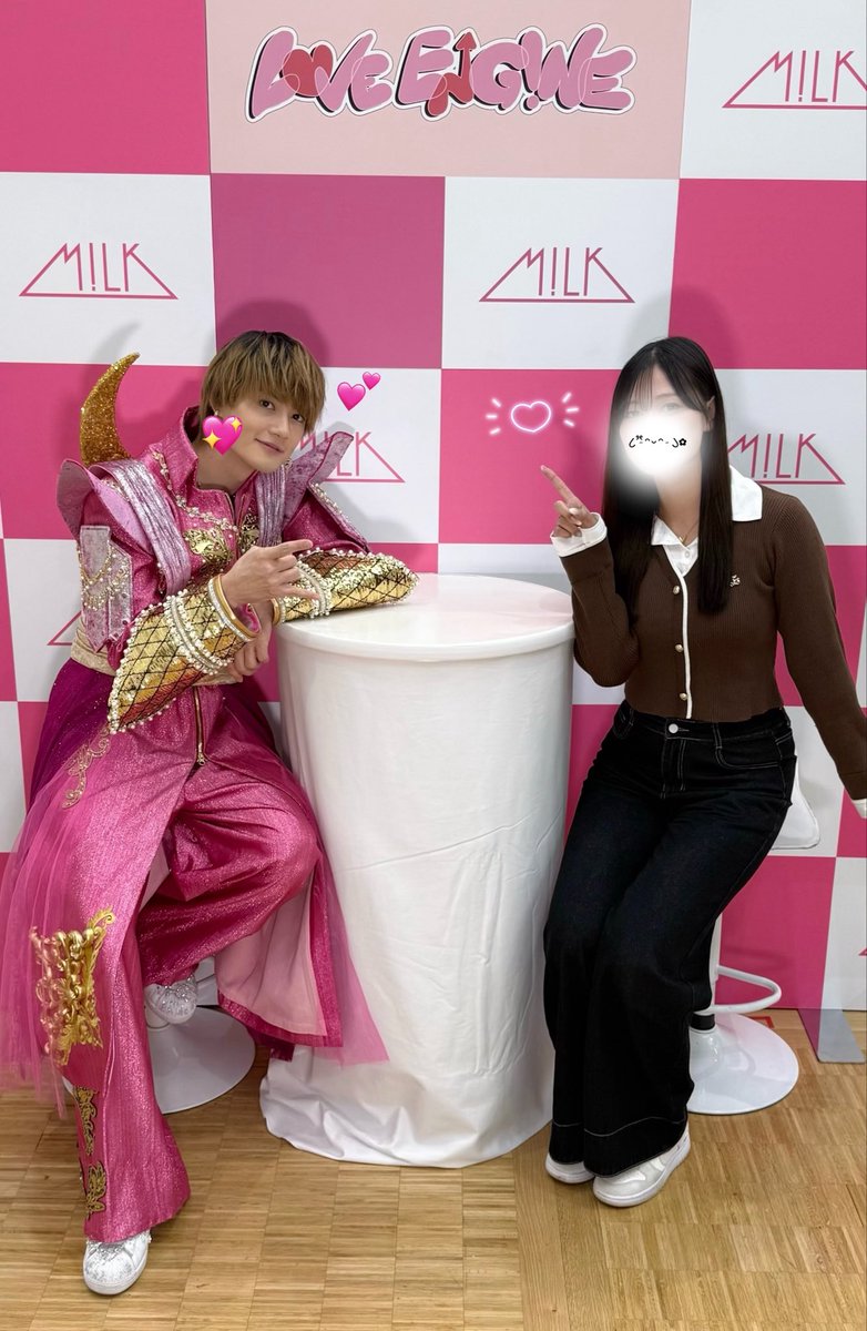 ERIKA_GENKI's tweet photo. M!LK LOVE ENG!NE 2SHOT撮影会

1年4ヶ月ぶり📸💕
変わらず大好きなままだよ

#佐野勇斗 https://t.co/4zYaXY1i4E