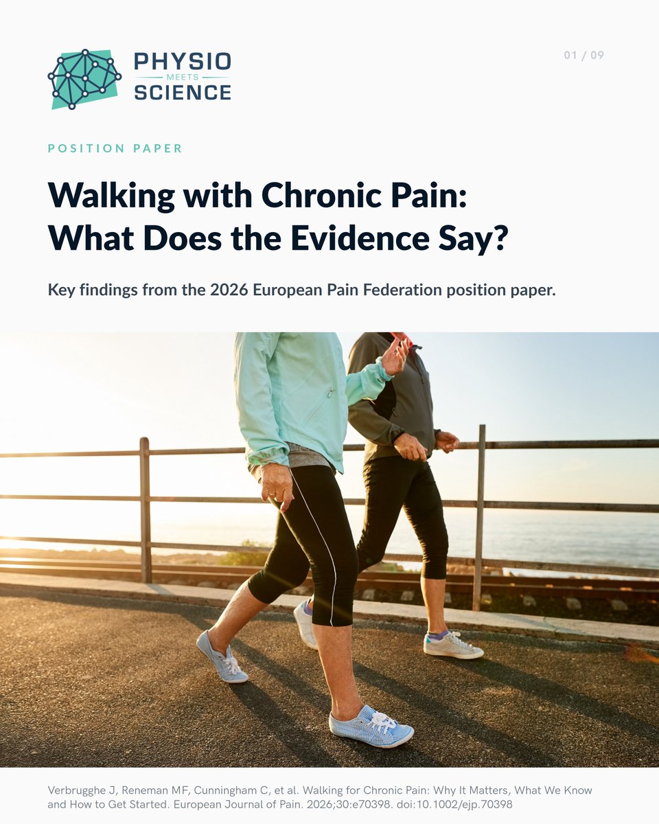 PhysioMeScience's tweet photo. 𝗪𝗮𝗹𝗸𝗶𝗻𝗴 𝗳𝗼𝗿 𝗖𝗵𝗿𝗼𝗻𝗶𝗰 𝗣𝗮𝗶𝗻: 𝗪𝗵𝘆 𝗜𝘁 𝗠𝗮𝘁𝘁𝗲𝗿𝘀, 𝗪𝗵𝗮𝘁 𝗪𝗲 𝗞𝗻𝗼𝘄 𝗮𝗻𝗱 𝗛𝗼𝘄 𝘁𝗼 𝗚𝗲𝘁 𝗦𝘁𝗮𝗿𝘁𝗲𝗱

https://t.co/o4vRC1VJ0r

👇👇👇 https://t.co/43DnTC5jyn