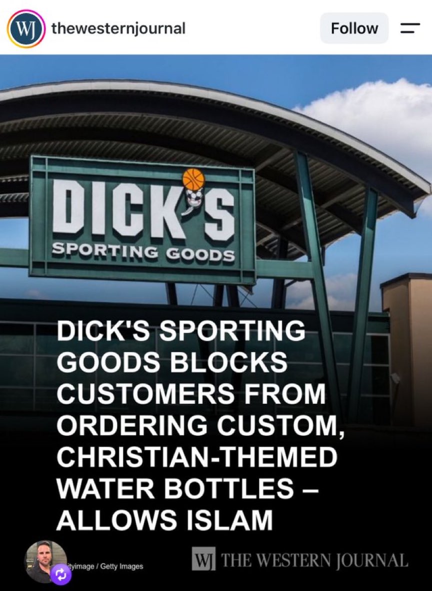 TheGeneral_0's tweet photo. It doesn't matter to me that @DICKS quietly reversed this. I can't support a business that allowed this to happen in the first place.

Christianity is under attack, and any company that is a part of the attack must be dealt with severely. https://t.co/oUdrHeDAc7