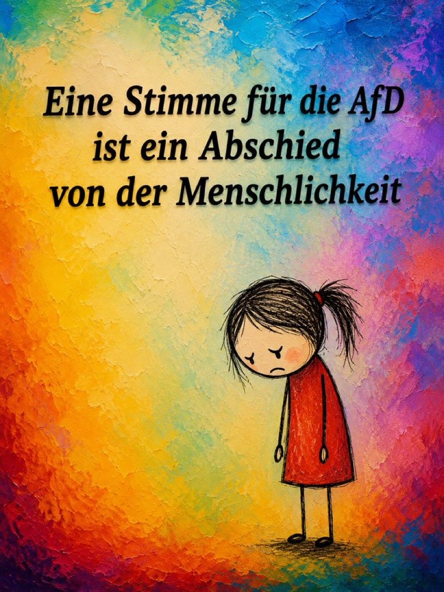 Paragrafenhexe's tweet photo. Wenn man hört und liest, wie die Leute zu den widerlichen „Witzen“ eines Uwe Steimle klatschen und grölen - dann ist jede Stimme für die AfD ein Abschied von der Menschlichkeit https://t.co/bIaex8Y3zR