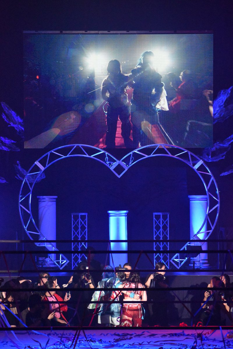 griffonDS's tweet photo. 強く生きること 言葉にして
Burning Love
一人じゃない 顔を上げろ
ね、怖くないでしょ
ここにいるよ

#愛野ユキ
#風城ハル
#春烈プリード
#tjpwWP7

（2026.10.3 東京女子プロレス EBARA WAVE アリーナおおた） https://t.co/4h09f8rOJk