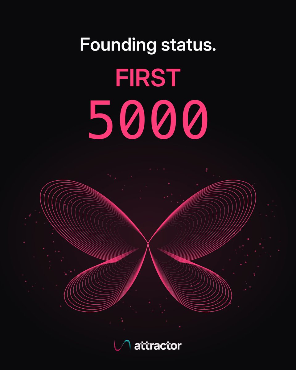 theattractorai's tweet photo. The first 5k creators on the waitlist get founding status.

It stays with your profile and gives you a say in what we build first. Your member number sets the order when closed tests open, and the points you collect on the waitlist turn into subscription and platform credits.

Joining is free: https://t.co/PMIqlvYj2y