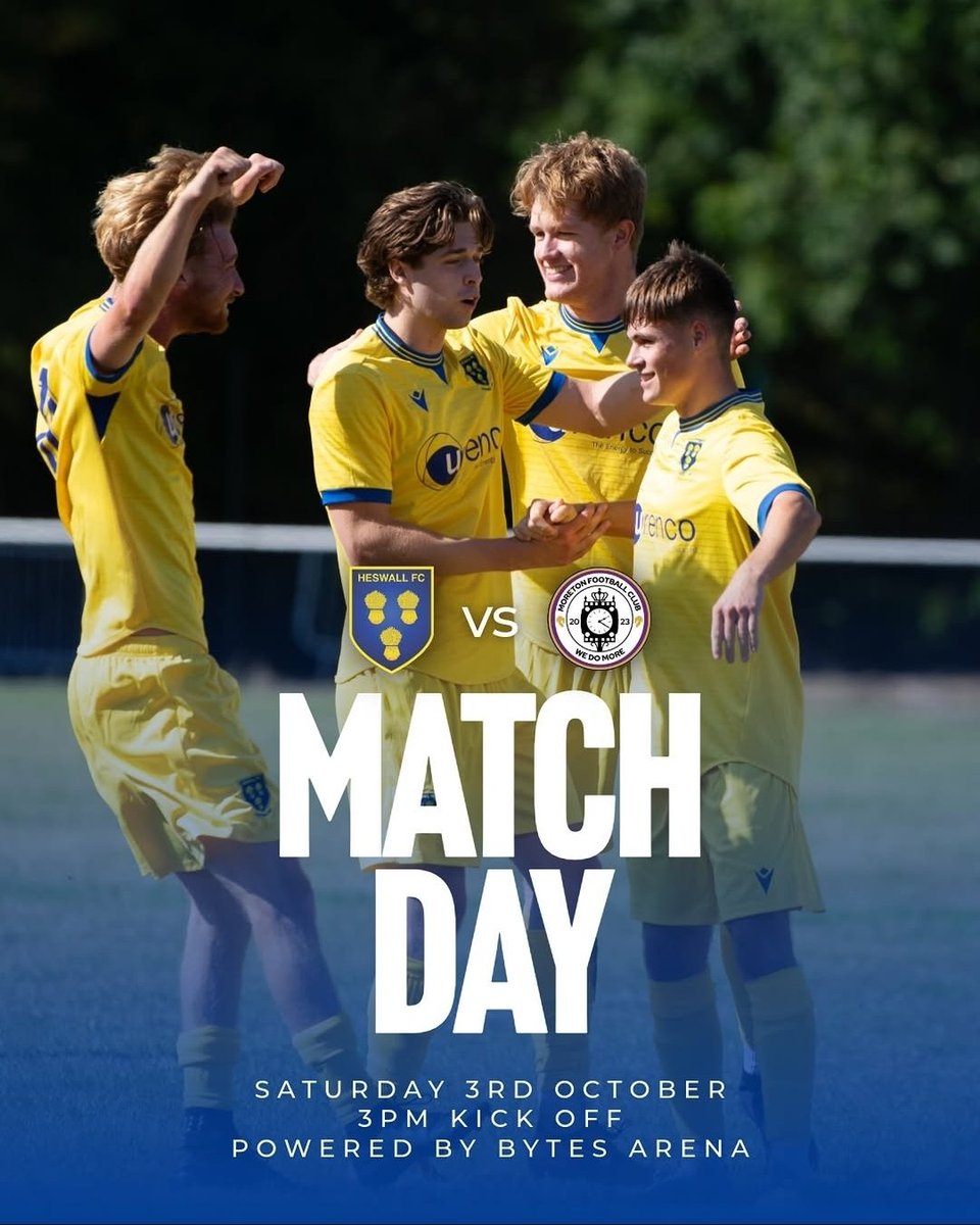 HeswallFC_'s tweet photo. Today we welcome Moreton FC as we look for a cup run in the #TeamDDB Memorial Challenge Cup, we will begin with a minutes silence in honour of David "Wav" Ashcroft who sadly passed away this week. Our thoughts are with his family & friends.
Please come and join us
💛💙 https://t.co/4YHlbAtSld