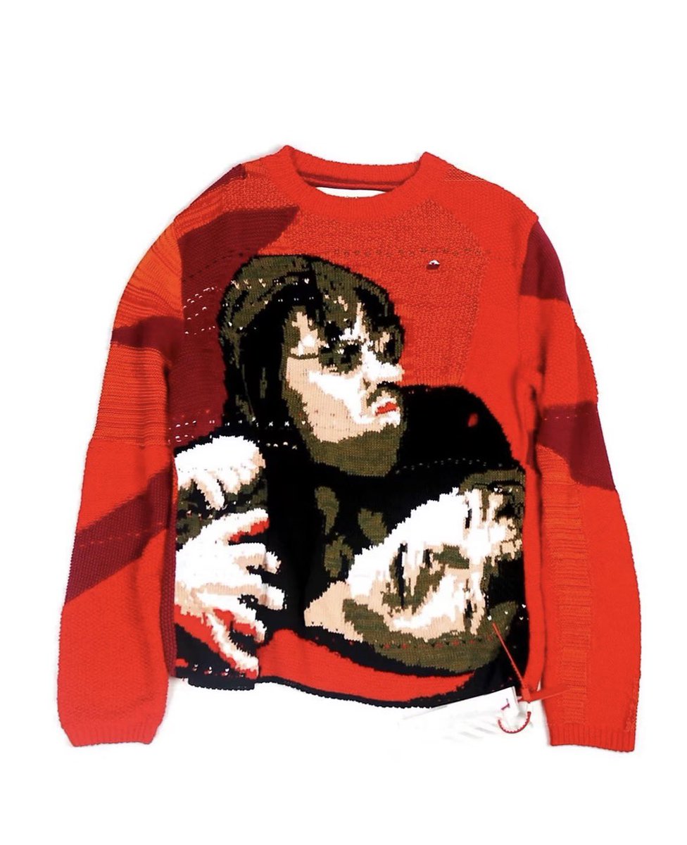 DodoFits's tweet photo. Off-White Intarsia "Liam Gallagher" Knit https://t.co/DdoYUGTImK