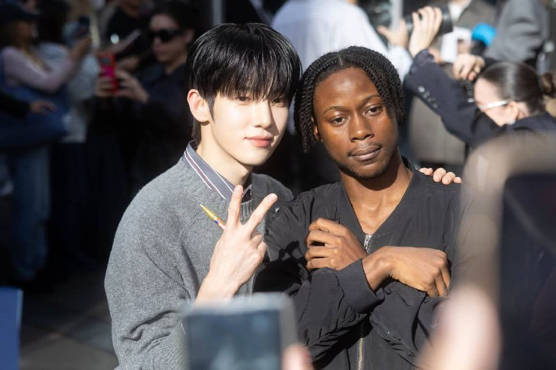 BunBittersweet's tweet photo. The spirit of Parisian couture feels so natural on Park Siwoo. He carries Lanvin with such elegance, confidence and ease. Parisian sophistication has never looked this youthful.

PARK SIWOO AT LANVIN PFWSS27  
#PARKSIWOOxLANVIN 
#PARKSIWOO https://t.co/tSRMBWHXdf