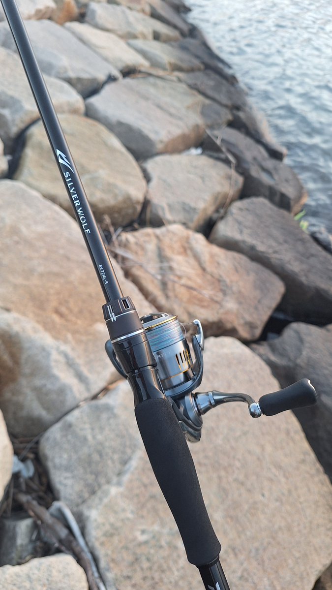 blx_wolf's tweet photo. シルバーウルフEX72 ML-S
23エアリティLT2500S-XH
の組み合わせ最高すぎる

#チニング　#チヌトップ 
#釣り #シルバーウルフEX 
#淀川チニング https://t.co/izfUgYOVTC