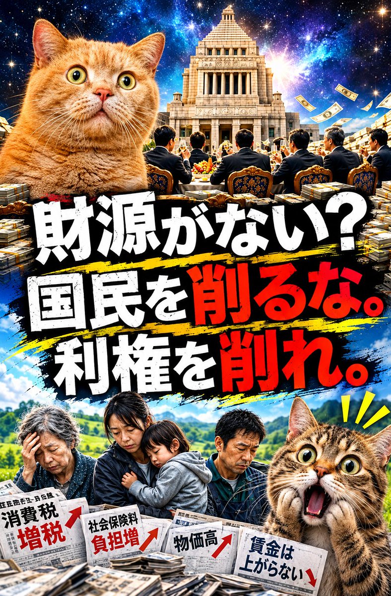 ganmo141's tweet photo. #消費税は賃上げ妨害税 #消費税は廃止一択 #高市ﾓｰﾑﾘ #税は財源ではない #一律減税 #STOPインボイス #まず公助 https://t.co/y3XlAu7BXX