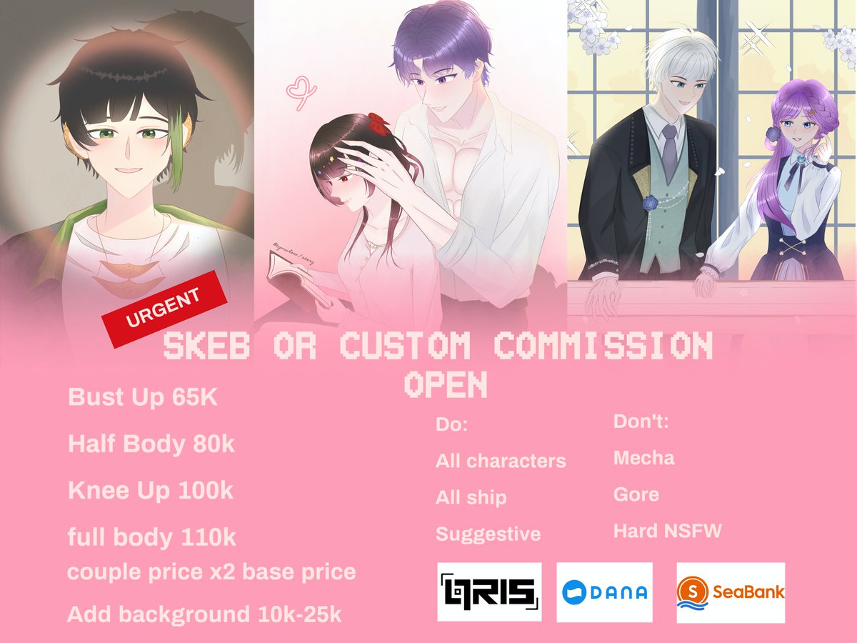 cymwlonn's tweet photo. URGENT COMMISSION OPEN
🤍 and 🔁 veryy appreciated (⁠ ⁠◜⁠‿⁠◝⁠ ⁠)⁠♡ 

okt: 0/4
waitlist nov: 0/5

haii, aku open urgent coms buat biaya cabut gigi,  beli charger laptop yang hilang dan keperluan kos, Untuk ToS cek di reply✨ Feel free to hit my DM, and pls @ after DM🌷 https://t.co/OR9dMng8xI