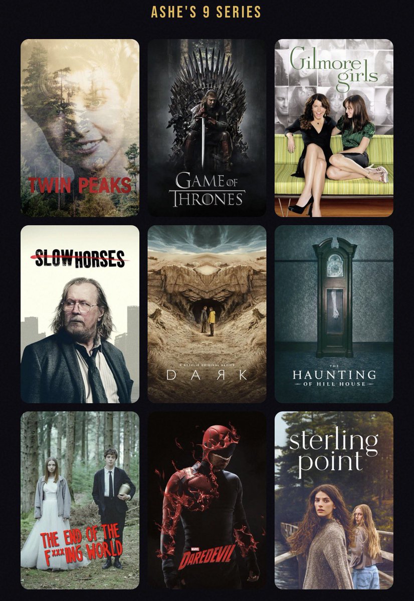 vvienleigh's tweet photo. my 9 movies &amp; series ♡ https://t.co/XzVqkZc08N