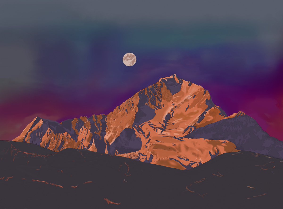 awnm's tweet photo. 世界で５番目に高い山 https://t.co/81VHHGphwF