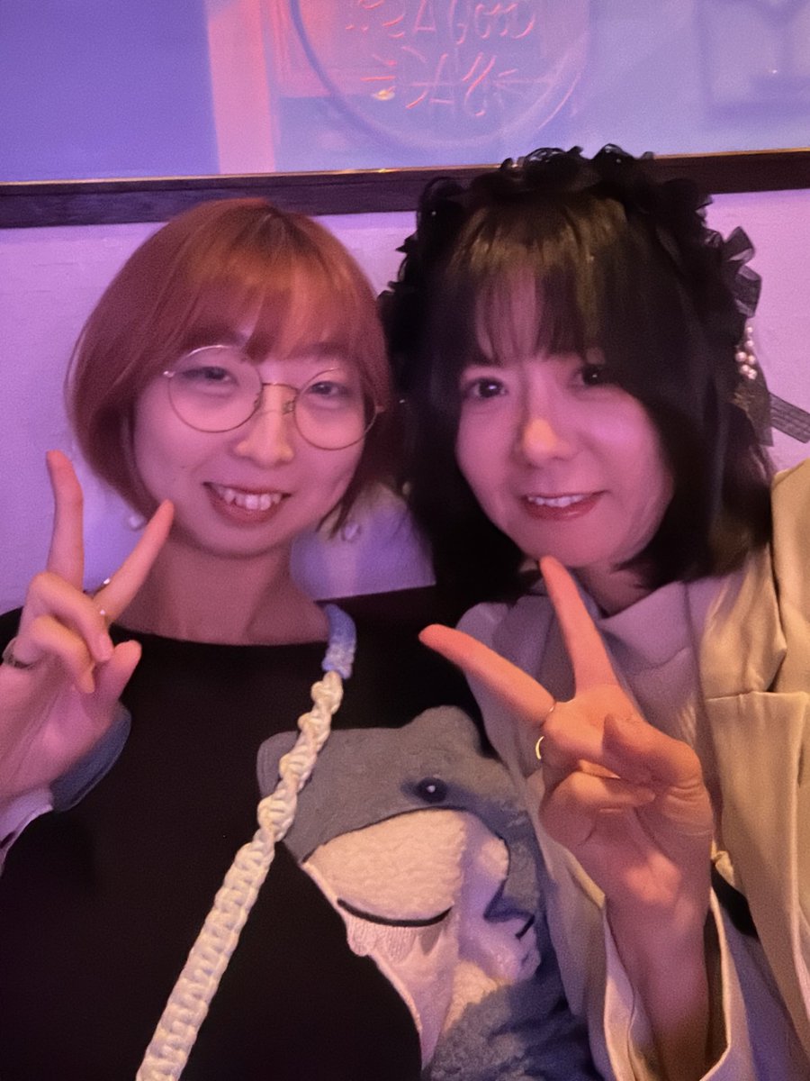 hashigohime's tweet photo. 『SOUNDS GOOD!』来たよ🎶
ゆーみちゃんと📷💕
#broadnix #YouTube生配信番組 #soundsgood https://t.co/NlJmXywtUx