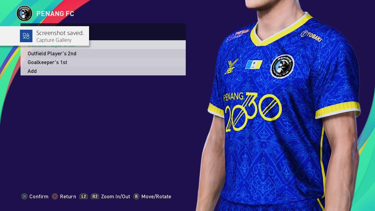 ShahrulRuzaini's tweet photo. PATCH LIGA MALAYSIA GENESIS
PES 21 SEASON 26/27 V1
By CL Esport Studio Official
- Patch PES21 S26/27 V1 PS4/PS5) by CL Esport Studio Official
WHAT NEXT ON NEW Update V1???
PENANG FC HOME KIT 26/27
https://t.co/HhLQVd7BML
#penangfc #HariaPenangHaria #msl https://t.co/NXsRv9F7kF