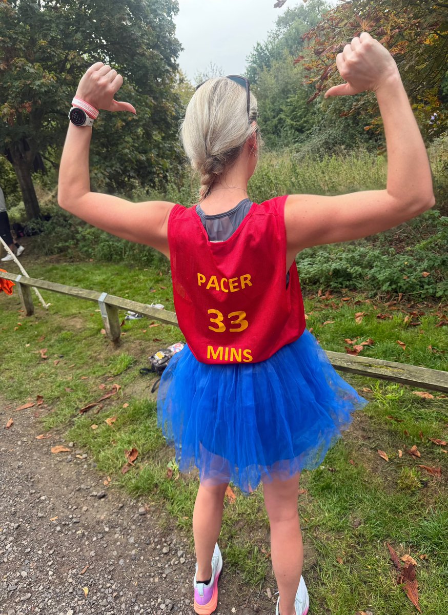BlondeLilmo's tweet photo. 🎉 22 YEARS OF PARKRUN! 🎉

What better way to celebrate than by donning a tutu &amp; giving back to the @parkrunUK community 🧡

Today I volunteered at @Swickparkrun, proudly wearing the Pacer 33 mins bib.

Happy 22nd birthday, parkrun! 🥳🎂

#loveparkrun #running #ukrunchat https://t.co/vAH20lrp5W