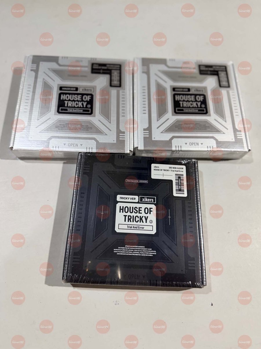 Line98PH's tweet photo. Additional sealed albums:
XIKERS House of Tricky Trial and Error - 60 each, 150 take all 3
TAEMIN Eternal Film ver - 250 each
TAEMIN Eternal Photobook ver - 480 set
BAEKHYUN Hello, World - 150

Note: If adding with previous orders, there may be changes with your LSF (but will depend on the qty and size of your order).

Reply Mine + album 😊