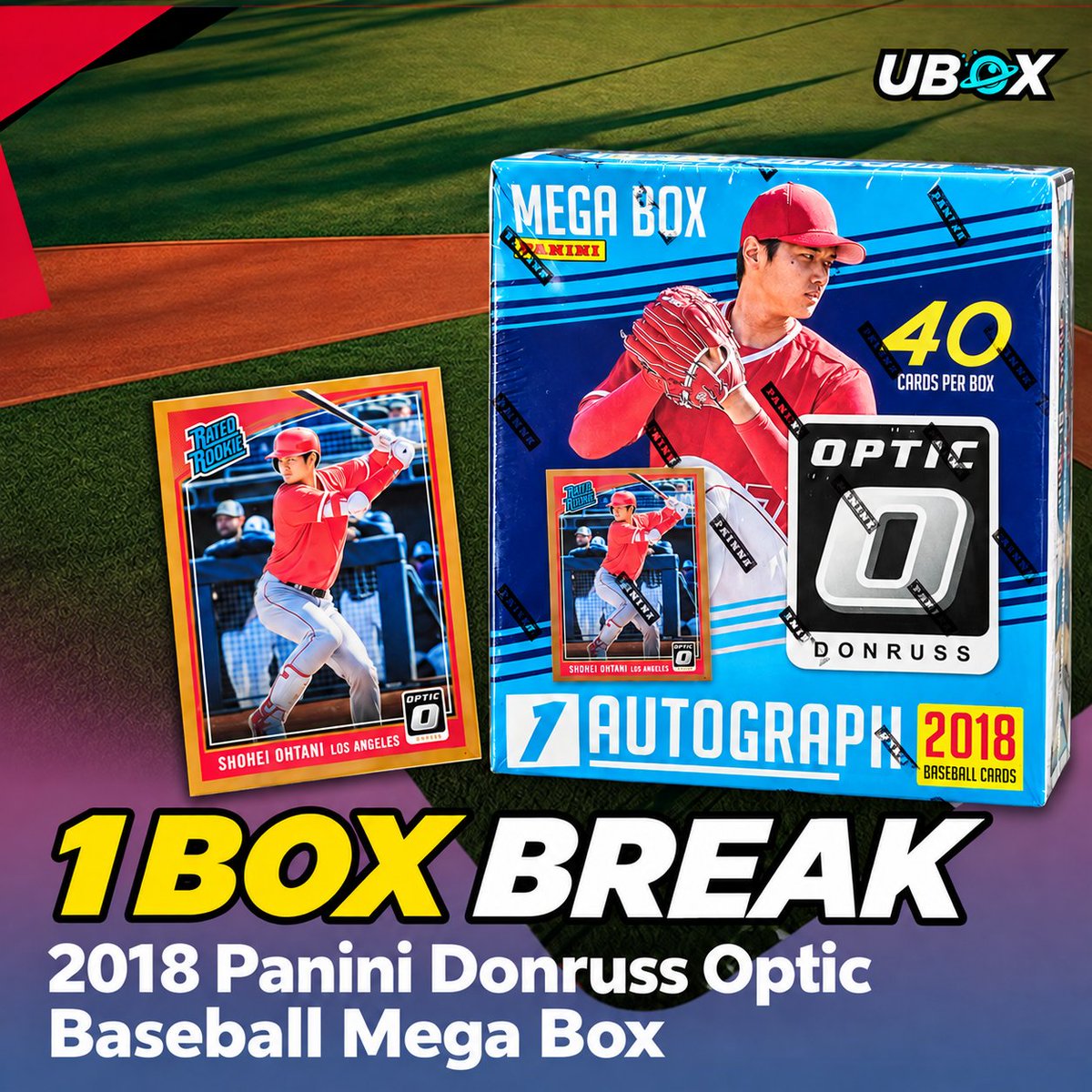 UBOX_cardcenter's tweet photo. 大谷翔平RC封入シリーズ‼️
１BOXのみ‼️オート１枚‼️お見逃しなく‼️

https://t.co/UFL8g4zEvl https://t.co/qCUV7exV7d