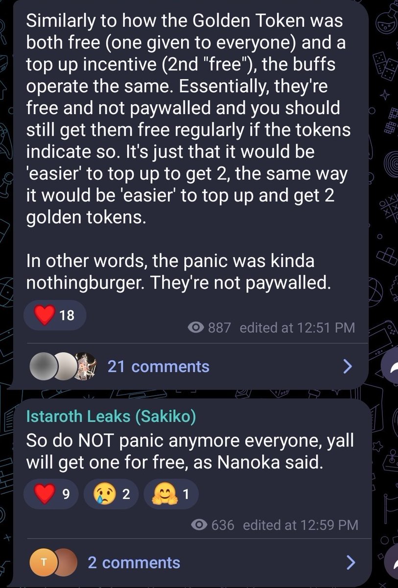 Jey3o37's tweet photo. - You get a free character

- You also receive a free buff for said character 
 
- it's just Novaflare and spirit companion spirits with extra steps 

Final Conclusion: 
all the whining was for nothing ✌🏽 https://t.co/lKb8OISHEi